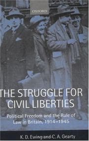 Tapa de Struggle for Civil Liberties