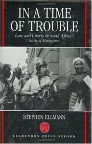 Tapa de In a time of trouble
