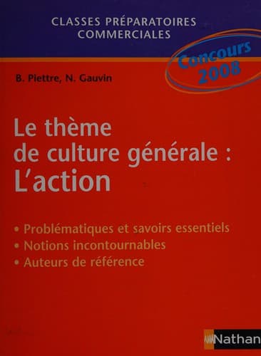 Tapa de Le thème de culture générale