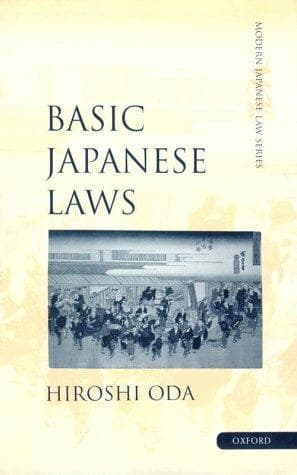 Tapa de Basic Japanese laws