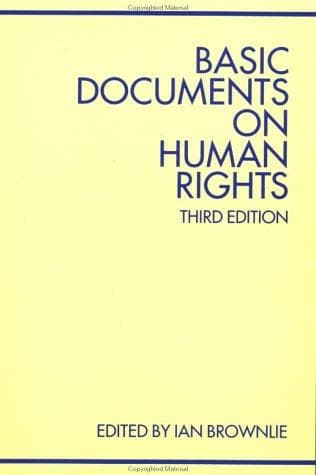 Tapa de Basic Documents on Human Rights