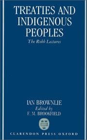 Tapa de Treaties and indigenous peoples