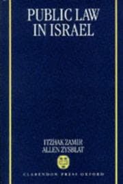 Tapa de Public law in Israel