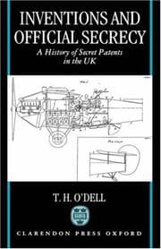 Tapa de Inventions and official secrecy
