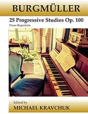 Tapa de Burgmüller 25 Progressive Studies Op. 100