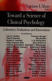 Tapa de Toward a science of clinical psychology