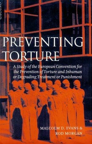 Tapa de Preventing torture