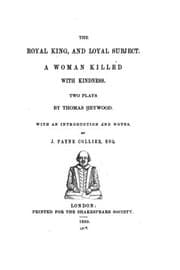 Tapa de The royal king, and loyal subject. A woman killed with kindness