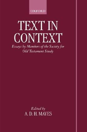 Tapa de Text in Context