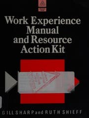 Tapa de Work experience manual and resource action kit