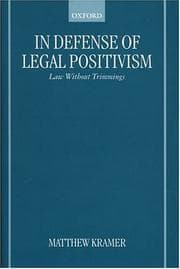 Tapa de In Defense of Legal Positivism