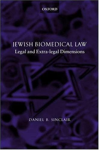 Tapa de Jewish biomedical law