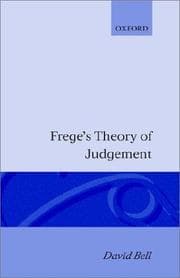Tapa de Frege's theory of Judgement