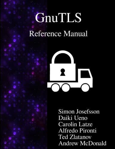 Tapa de GnuTLS Reference Manual