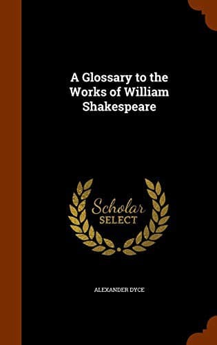 Tapa de A Glossary to the Works of William Shakespeare