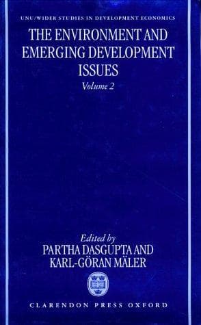 Tapa de The environment and emerging development issues