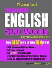 Tapa de Preston Lee's Beginner English 500 Words For Norwegian Speakers
