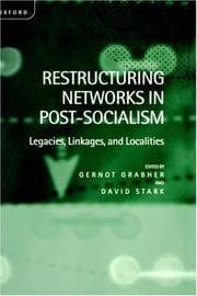 Tapa de Restructuring networks in post-socialism
