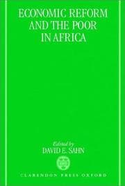 Tapa de Economic reform and the poor in Africa