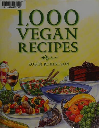 Tapa de 1,000 vegan recipes