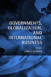 Tapa de Governments, globalization, and international business