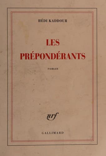 Tapa de Les prépondérants