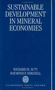 Tapa de Sustainable development in mineral economies