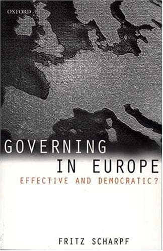 Tapa de Governing in Europe