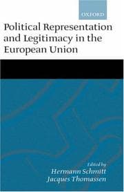 Tapa de Political representation and legitimacy in the European Union