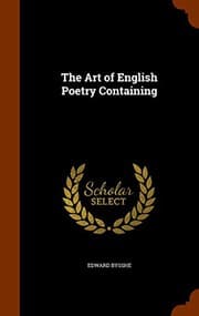 Tapa de The Art of English Poetry Containing