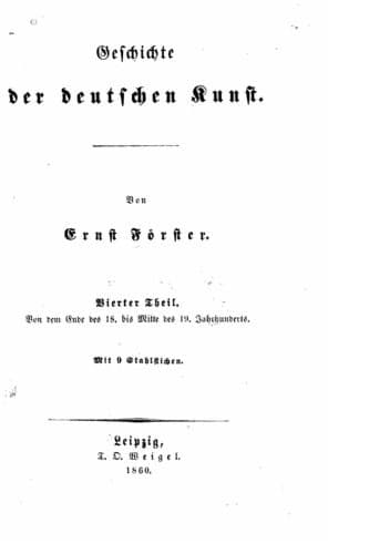 Tapa de Geschichte der deutschen Kunst