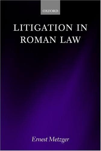 Tapa de Litigation in Roman Law