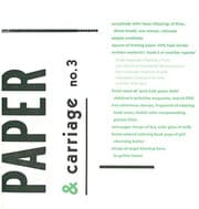 Tapa de Paper & Carriage No. 3