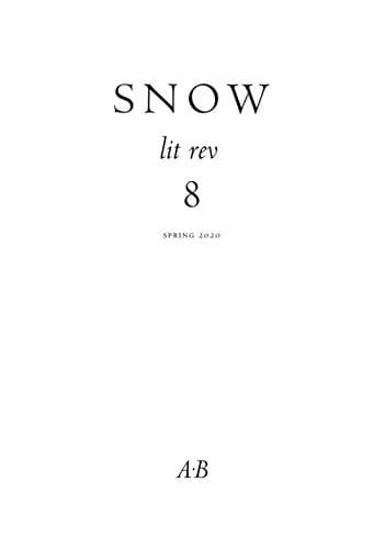 Tapa de Snow lit rev, no. 8