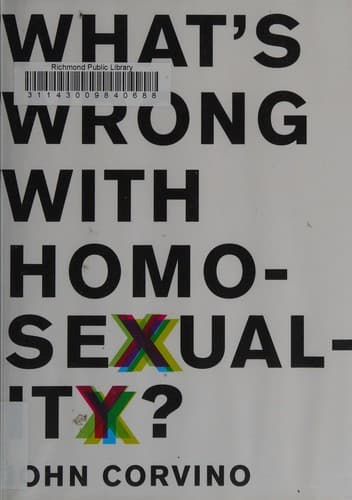 Tapa de What's wrong with homosexuality?
