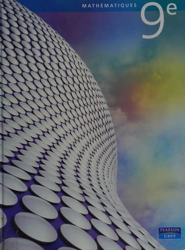 Tapa de Mathématiques 9e