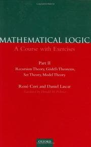 Tapa de Mathematical Logic Pt. 2