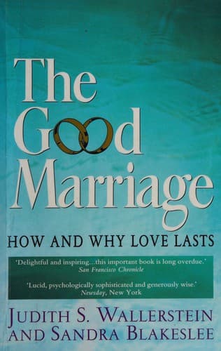 Tapa de The good marriage