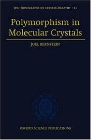 Tapa de Polymorphism in Molecular Crystals