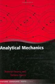 Tapa de Analytical mechanics