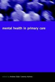 Tapa de Mental health in primary care