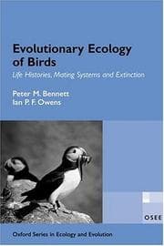 Tapa de Evolutionary Ecology of Birds