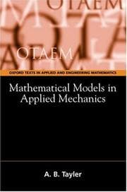 Tapa de Mathematical models in applied mechanics