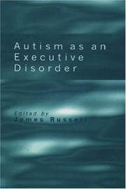 Tapa de Autism as an executive disorder