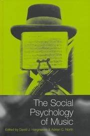 Tapa de The social psychology of music