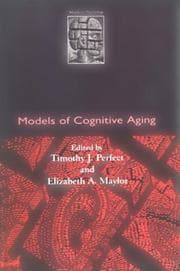Tapa de Models of Cognitive Aging