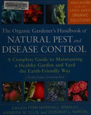 Tapa de The organic gardener's handbook of natural pest and disease control