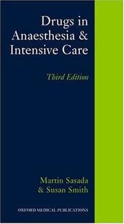 Tapa de Drugs in Anaesthesia and Intensive Care