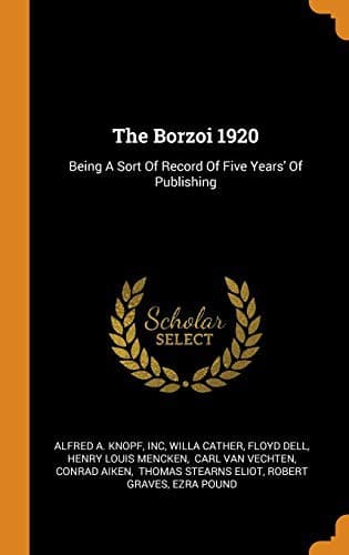 Tapa de The Borzoi 1920