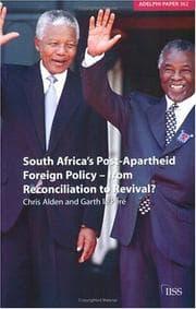Tapa de South Africa's Post-Apartheid Foreign Policy -- From Reconciliation to Revival? (Adelphi Papers)